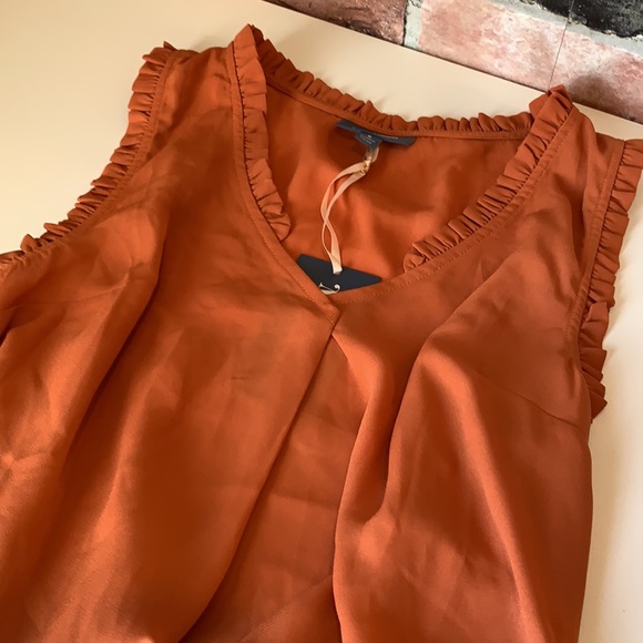 Orange ModCloth tank blouse - Picture 3 of 3